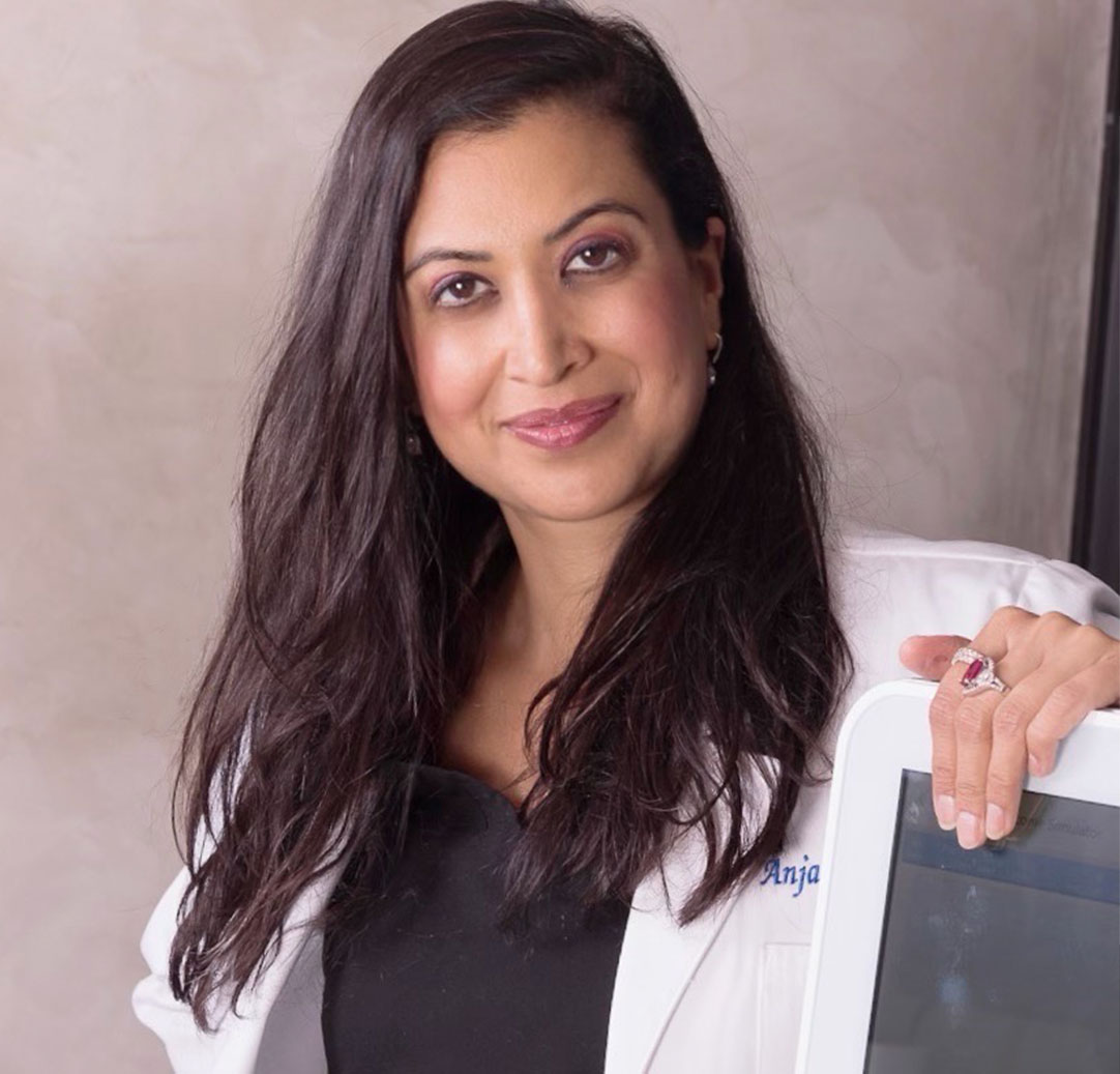 Dr. Anjali Rajpal, expert dentist specializing in dental veneers in Beverly Hills, CA.